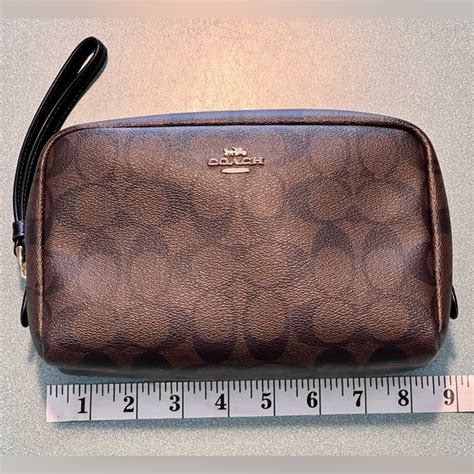 coach boxy cosmetic case